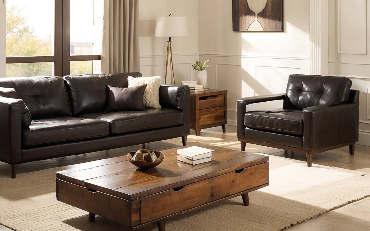 Как выбрать журнальный столик из дерева