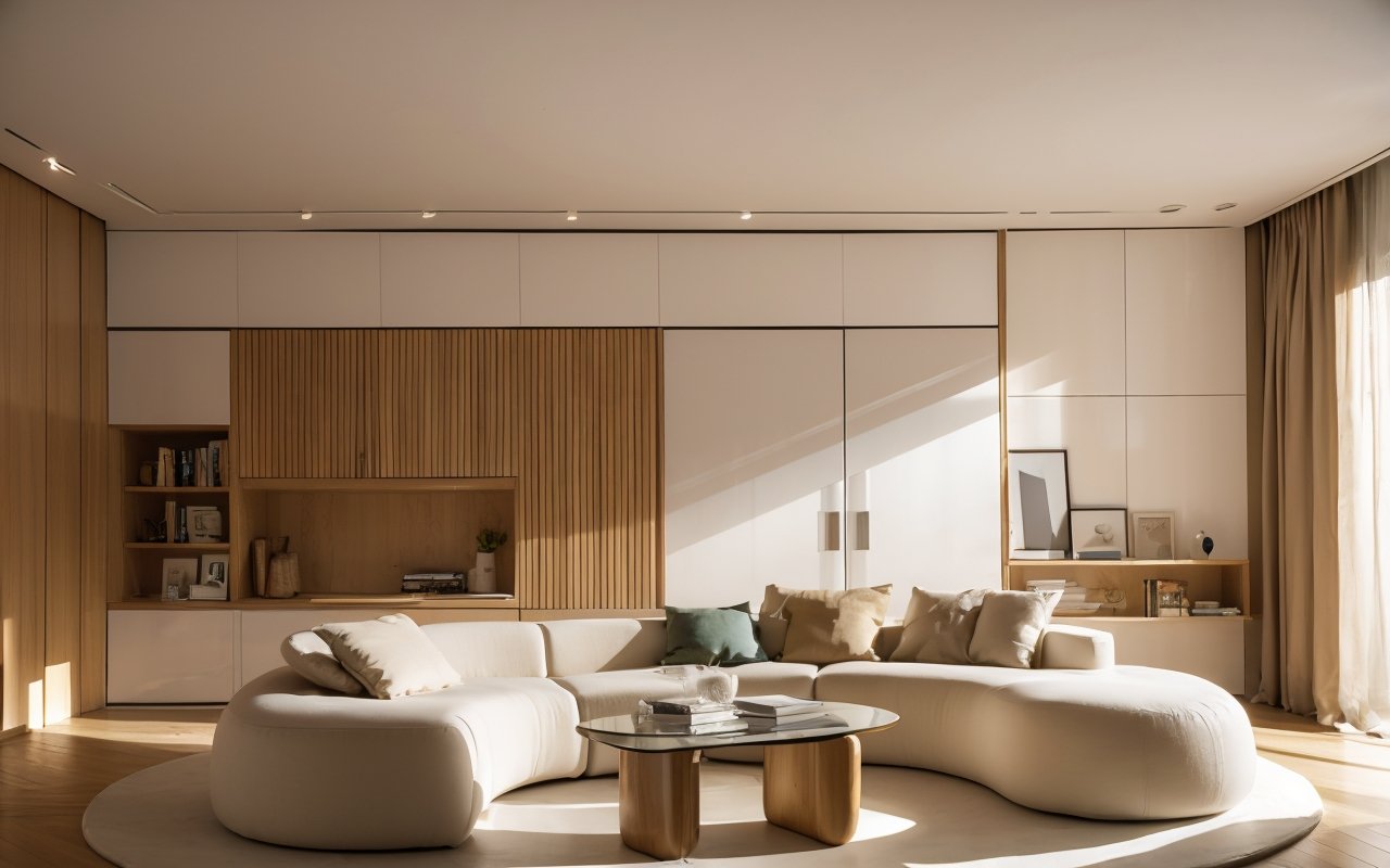 Формы мебели: закругленные углы и органичные линии