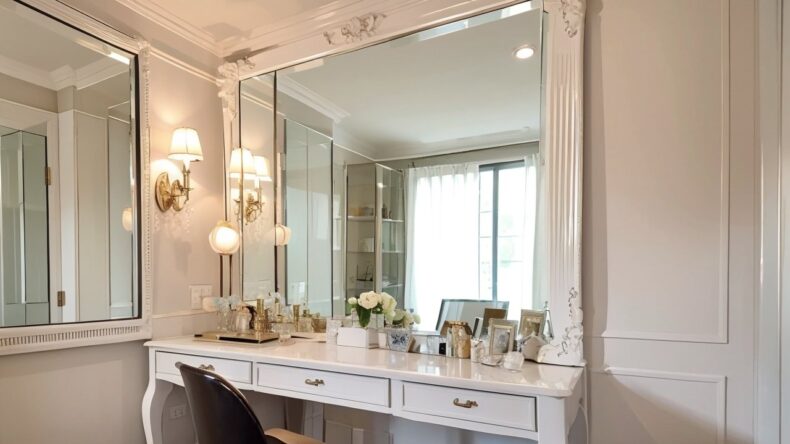 Зеркальная стена: как не переборщить