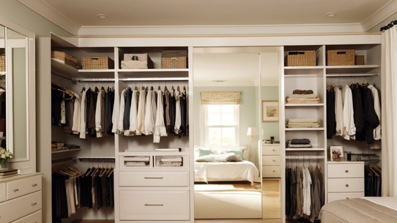 Как спланировать гардеробную в спальне