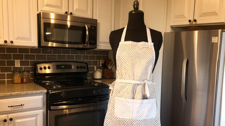 Фартук для кухни своими руками