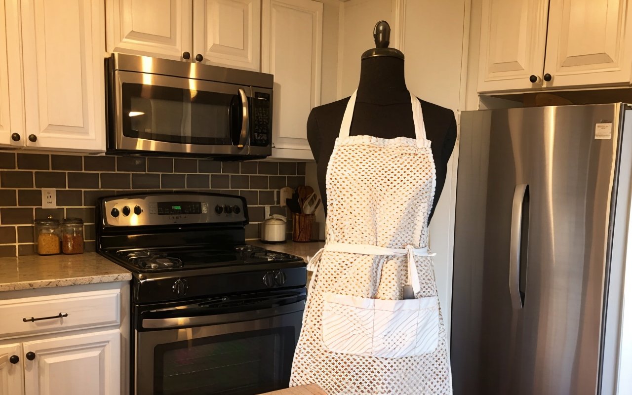 Фартук для кухни своими руками