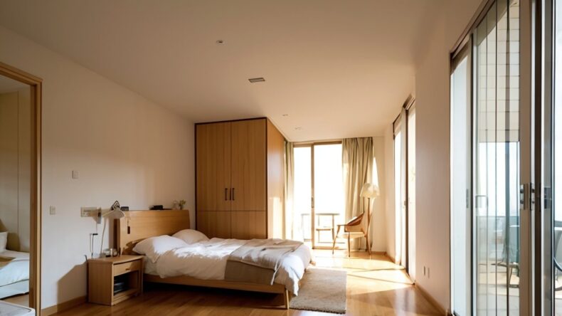 Как зрительно увеличить узкую комнату